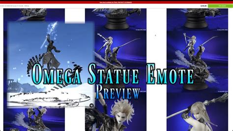 ffxiv omega statue emote|omega quality figure emote code.